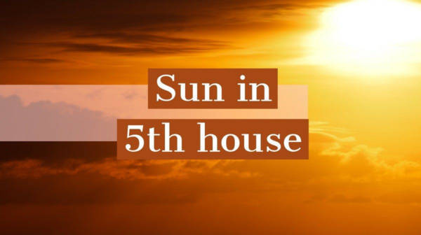 Sonne im fünften Haus