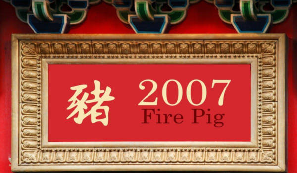 अग्नि सुअर का 2007 वर्ष